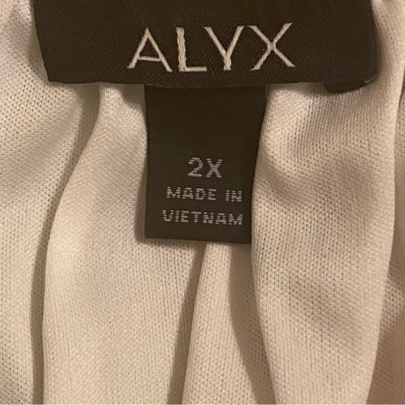 ALYX Womens Short Sleeve Blouse 2X - Picture 3 of 6